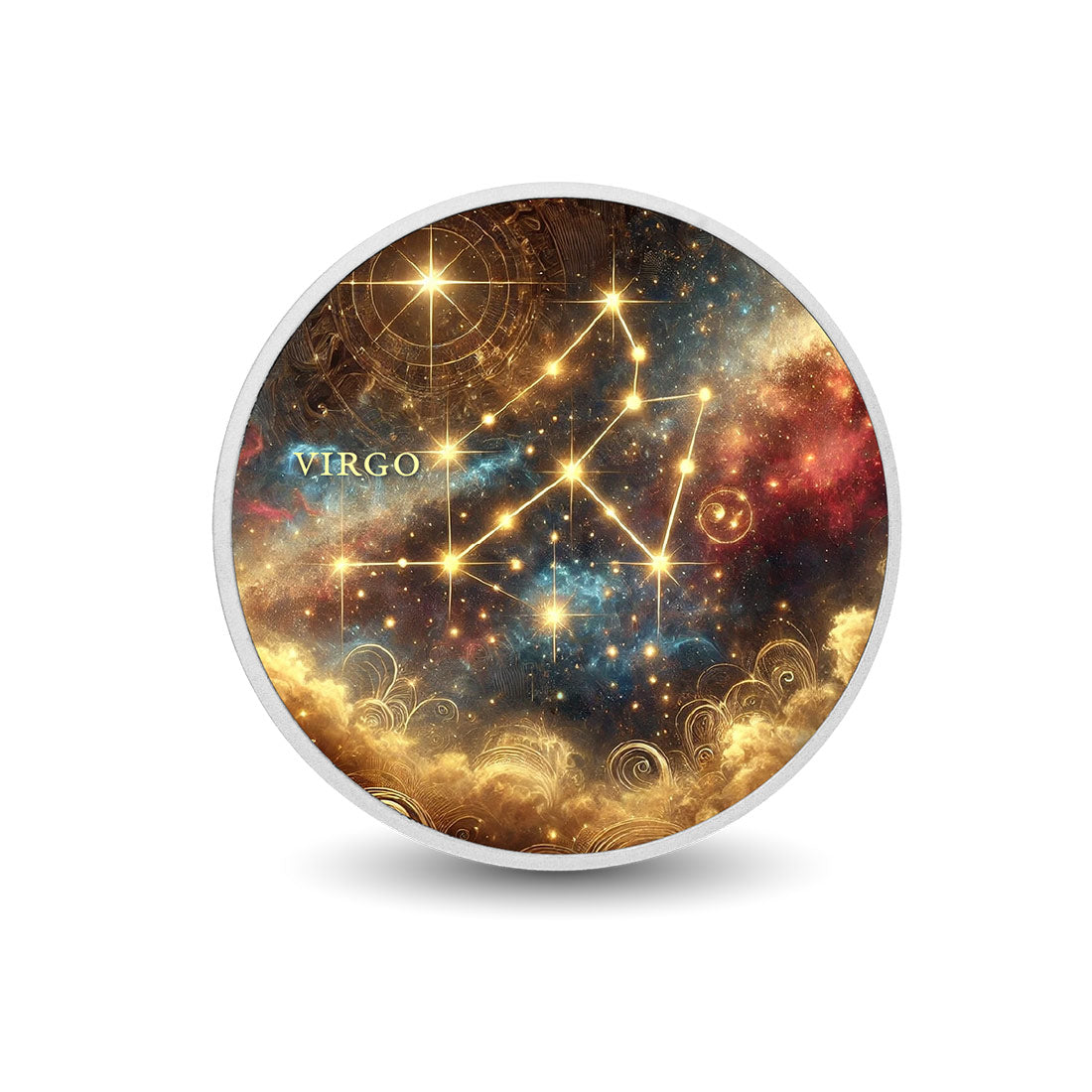 Zodiac Signs - Virgo 1oz Silver Coloured Coin