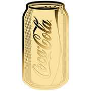 Coca-Cola Pop Art Can 999 Fine Gold 1/1000 oz Coin in Card