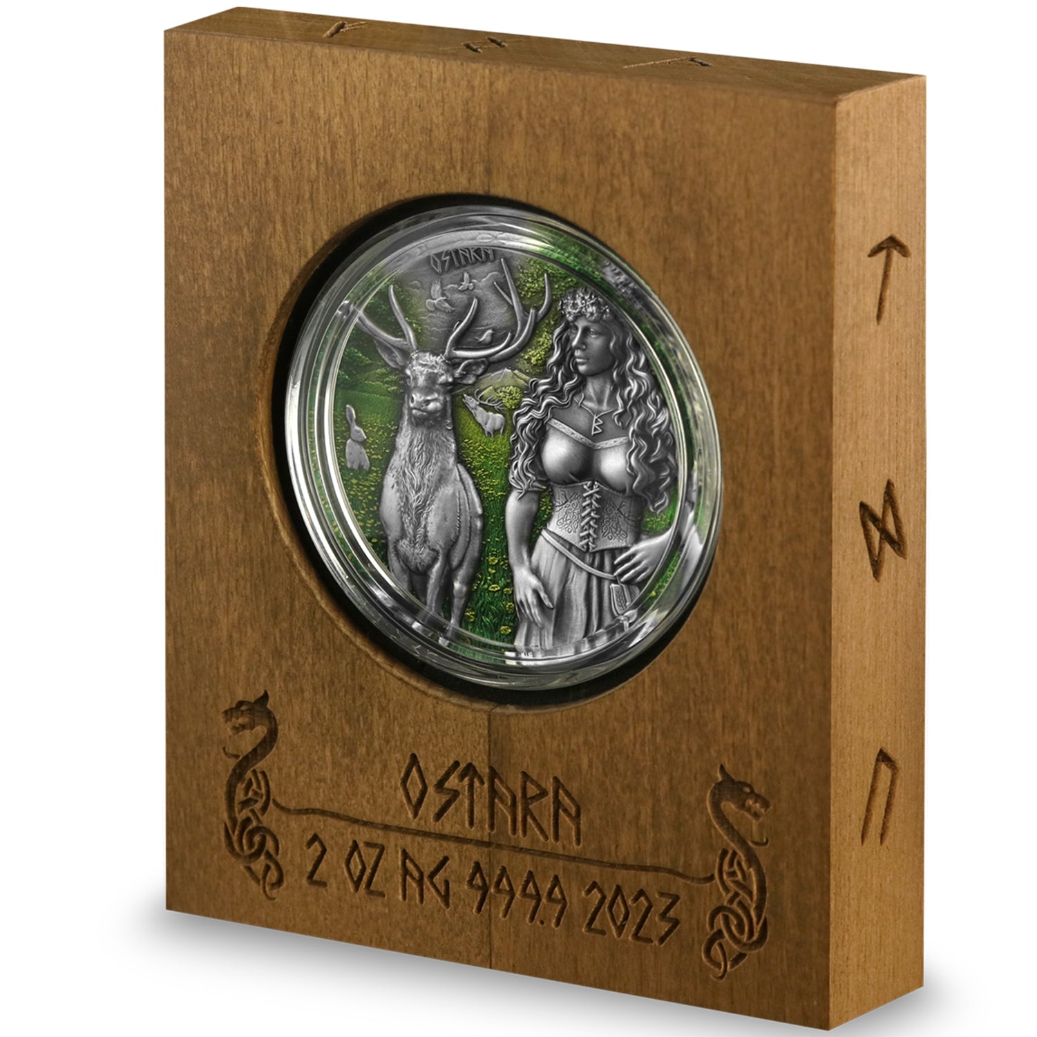2023 Valkyries: Ostara 2oz Silver BU Ultra High Relief