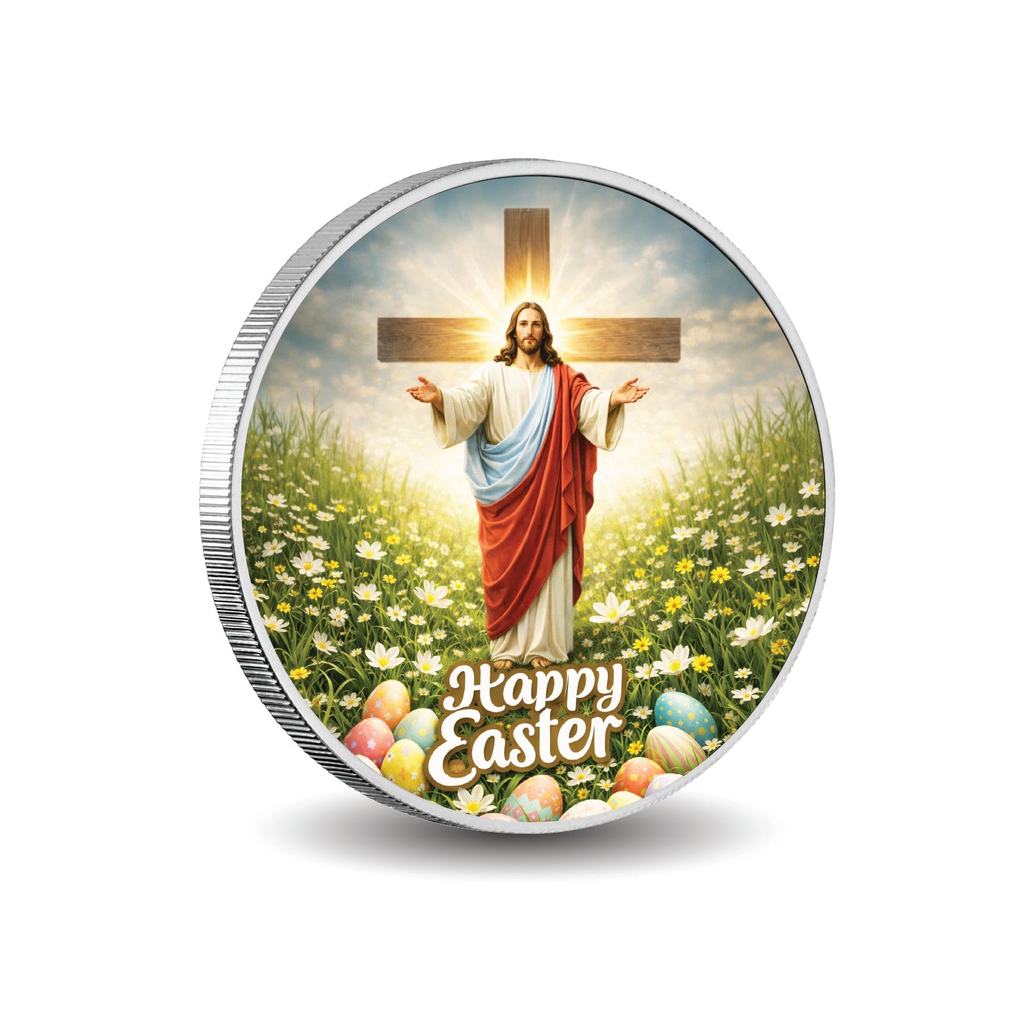 Easter Joy 1oz Fine Silver Coloured Coin