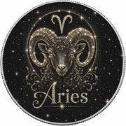 Aries: Born to Lead 1 oz .999 Fine Silver Coin – Colorized BU Finish