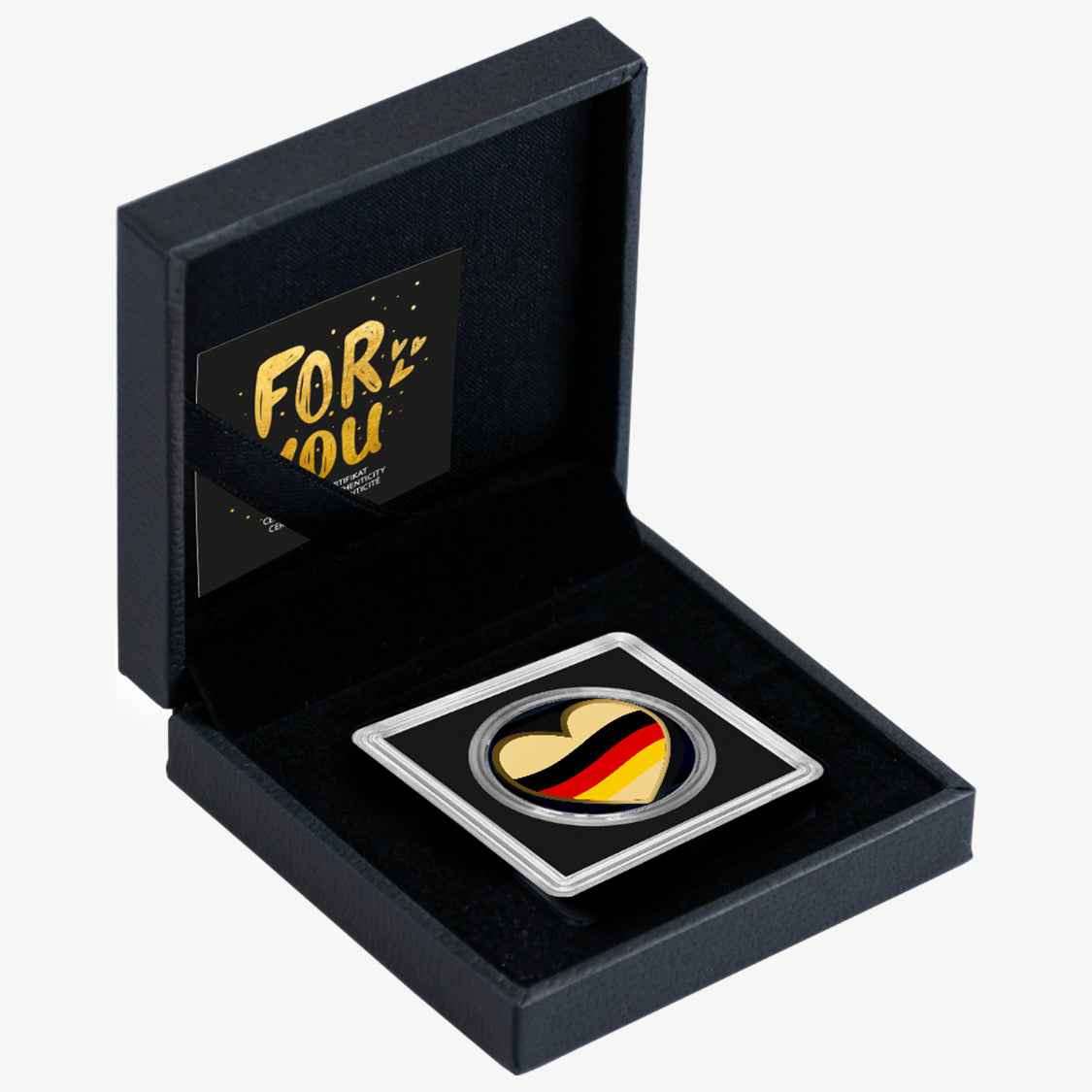 Heart for Germany 999 Fine Gold 1/1000 oz Coin in Box