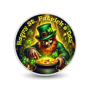 Lutin malicieux gardant la marmite d’or, pièce colorée de 1oz