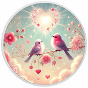 Murmures d’amour en fleurs, pièce d’argent de 1oz