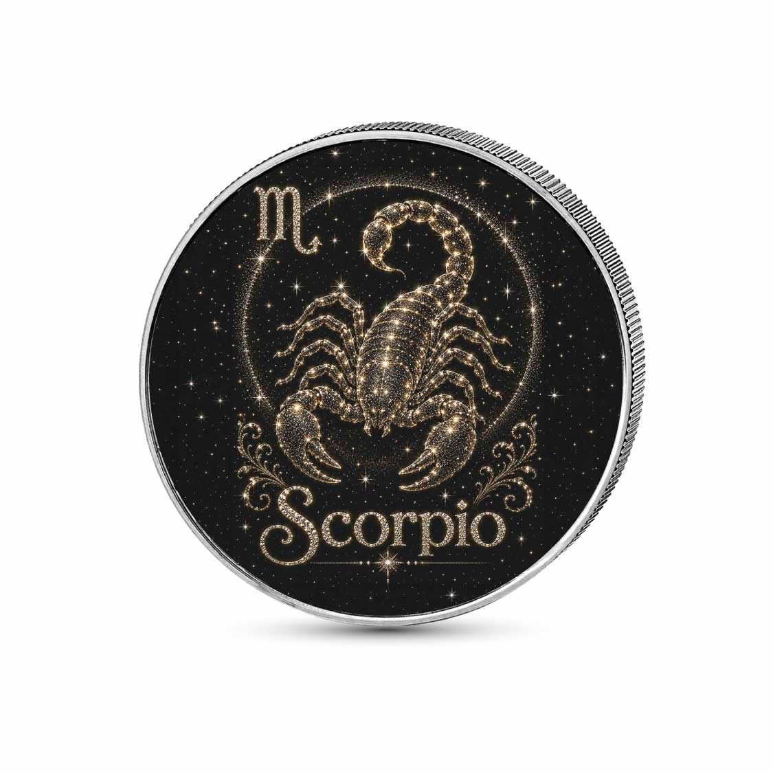 Scorpio: Intense Soul 1 oz .999 Fine Silver Coin – Colorized BU Finish