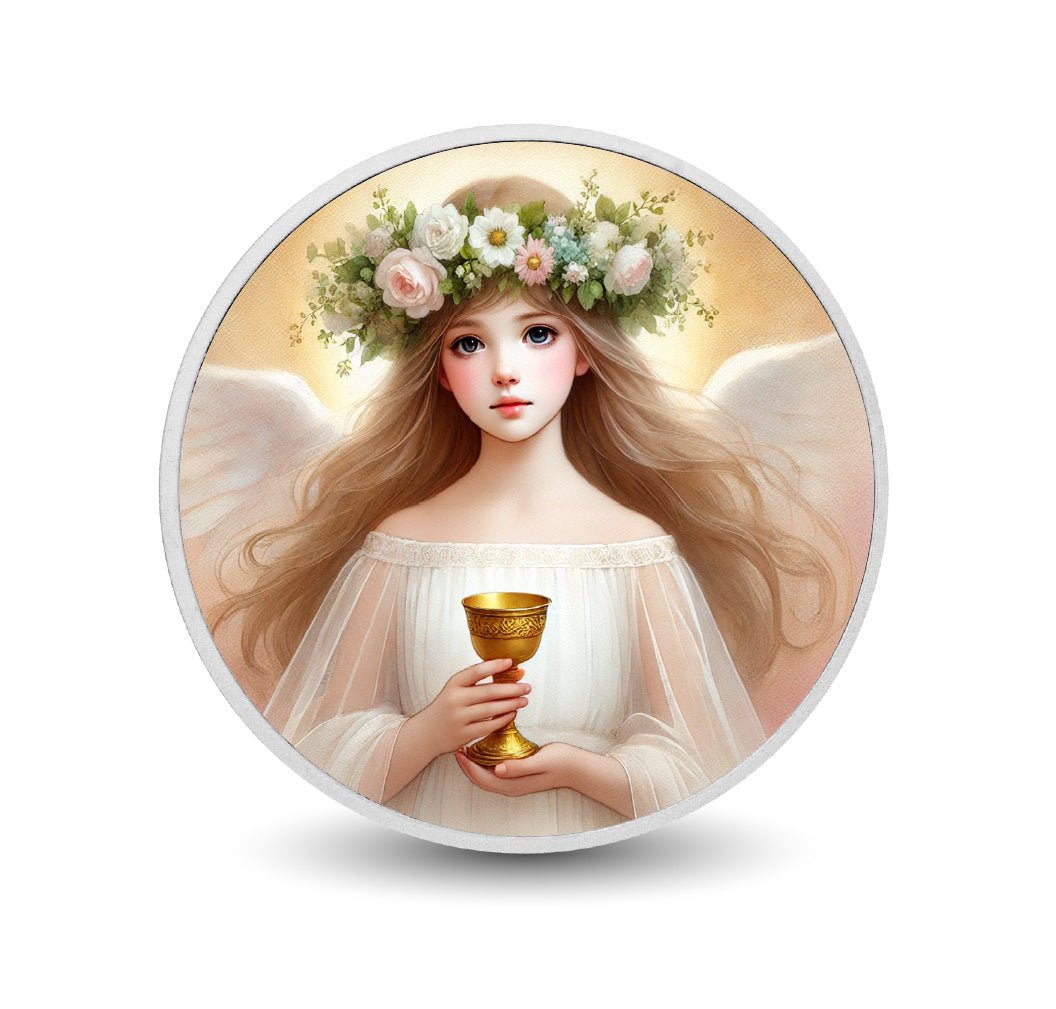 Angel of Grace 1oz Silver Coloured Coin - Arverni Mint
