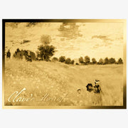 Poppy Field near Argenteuil - Claude Monet 999 Fine Gold 1/1000 oz Coin in Card
