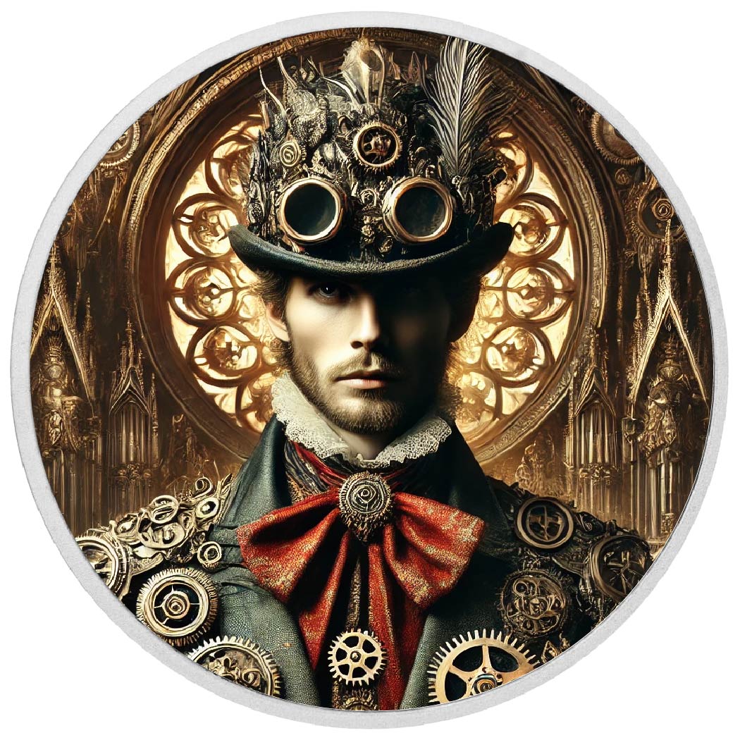 Empereur du temps : un héritage steampunk, pièce en argent de 1oz