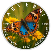 Pièce de monnaie de 1 oz en argent coloré « Joyau de la prairie »