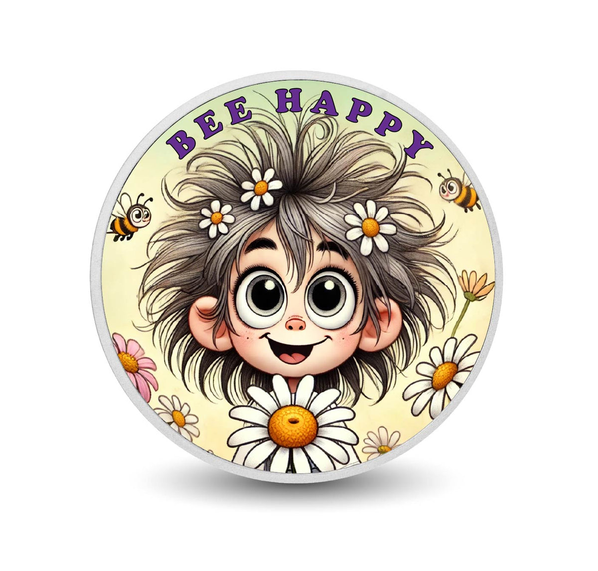 Bee Yourself Coloured 1oz Silver Coin - Arverni Mint