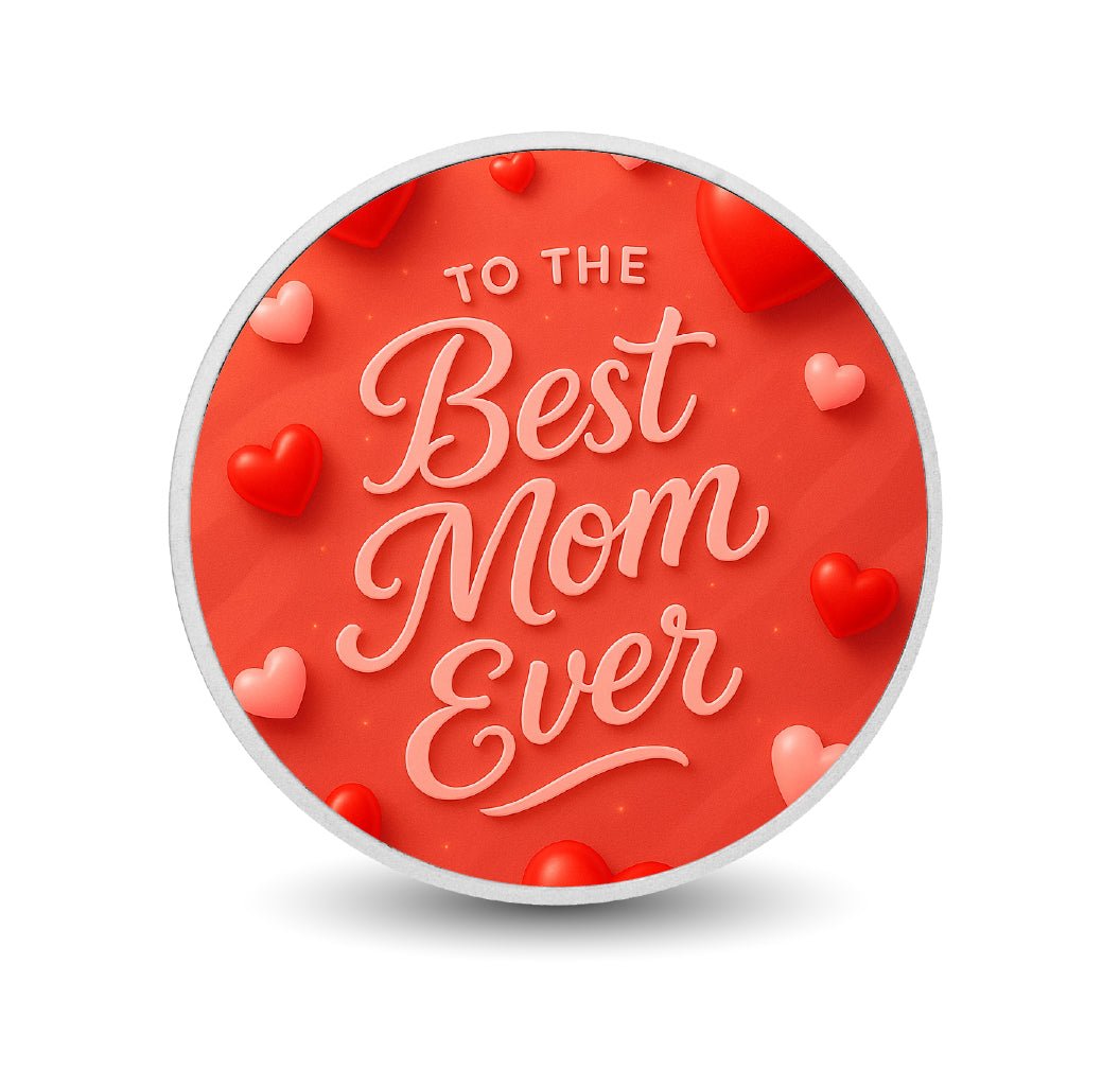 Best Mom Ever Coloured Silver 1oz Coin - Arverni Mint