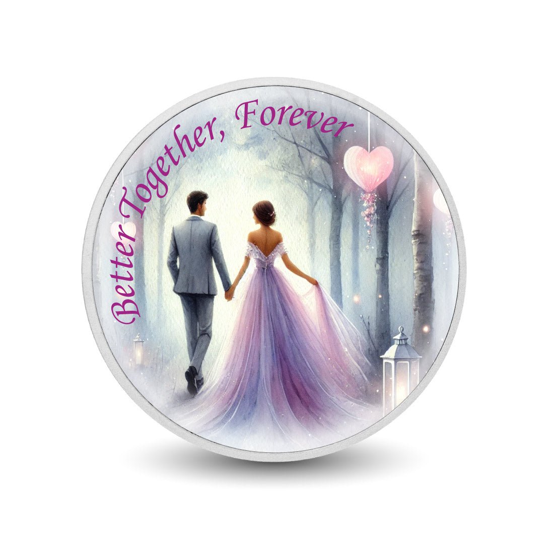 Better Together, Forever - Enchanted Stroll 1oz Silver Coin - Arverni Mint