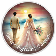 Better Together, Forever - Sunset Bliss 1oz Silver Coin - Arverni Mint