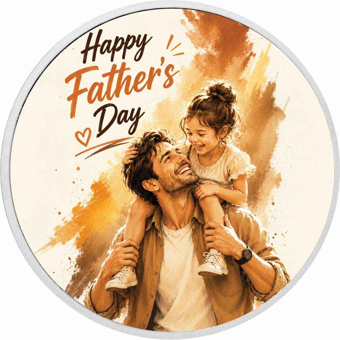 Dad, My Guiding Light 2026 1oz 999 Silver BU Colourized