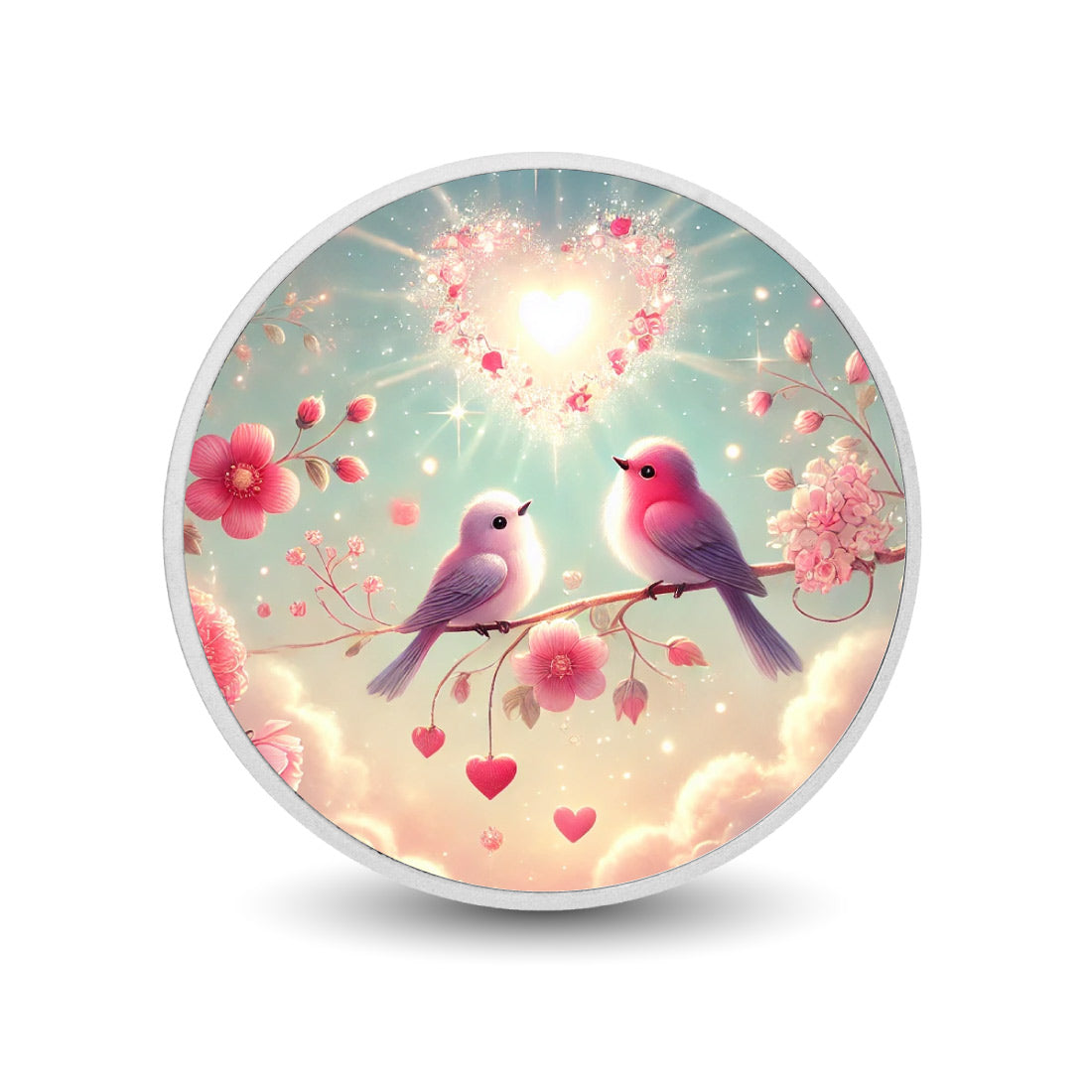 Murmures d’amour en fleurs, pièce d’argent de 1oz