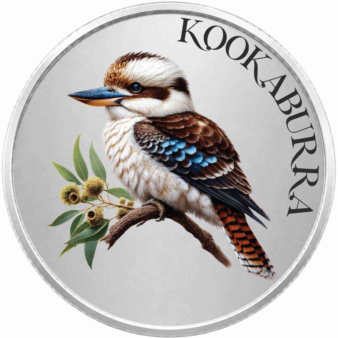 Icon of Australia: Kookaburra Silver-Plated Cupronickel Medallion
