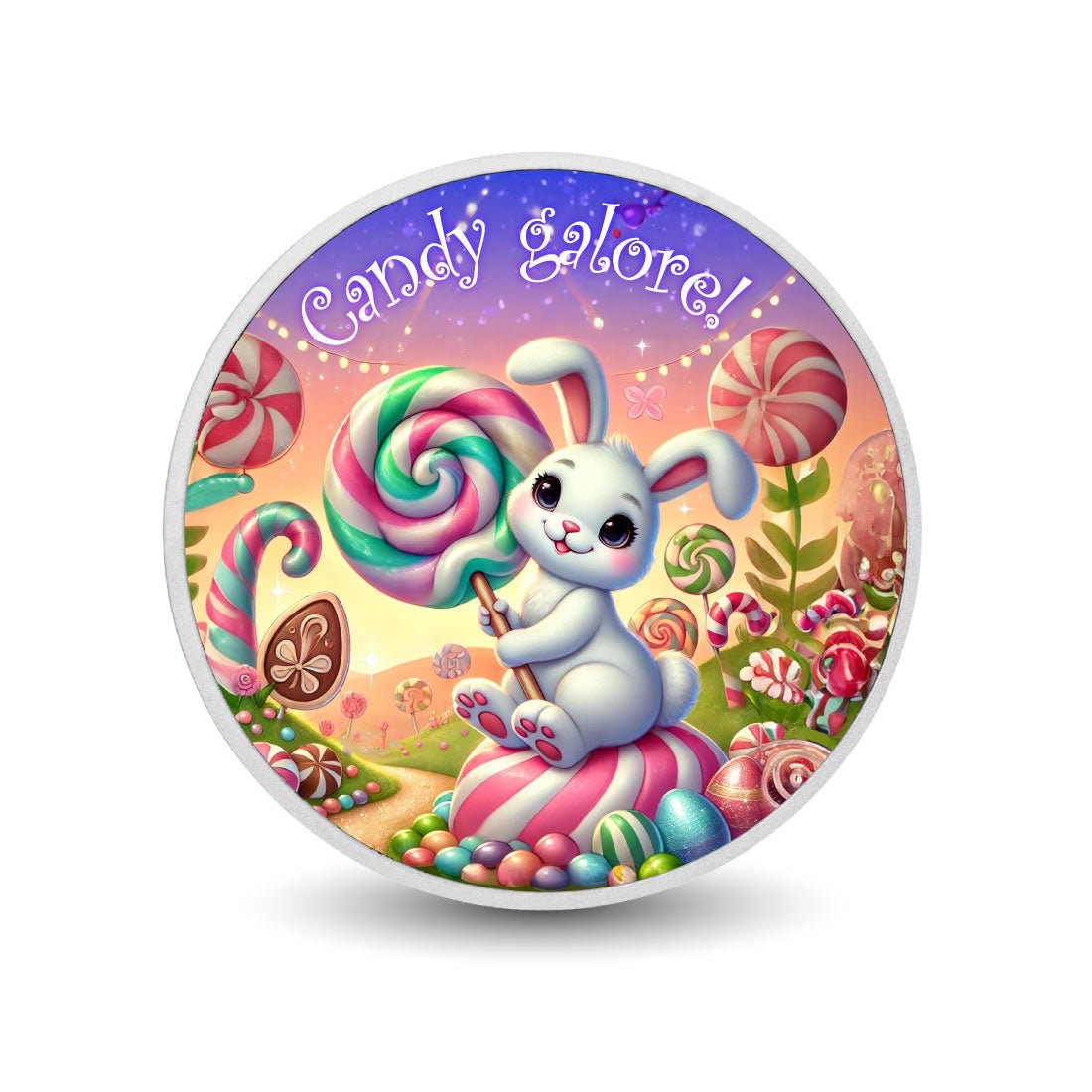 Candy Galore: Sweet Bunny Wonderland 1oz Silver Coin - Arverni Mint