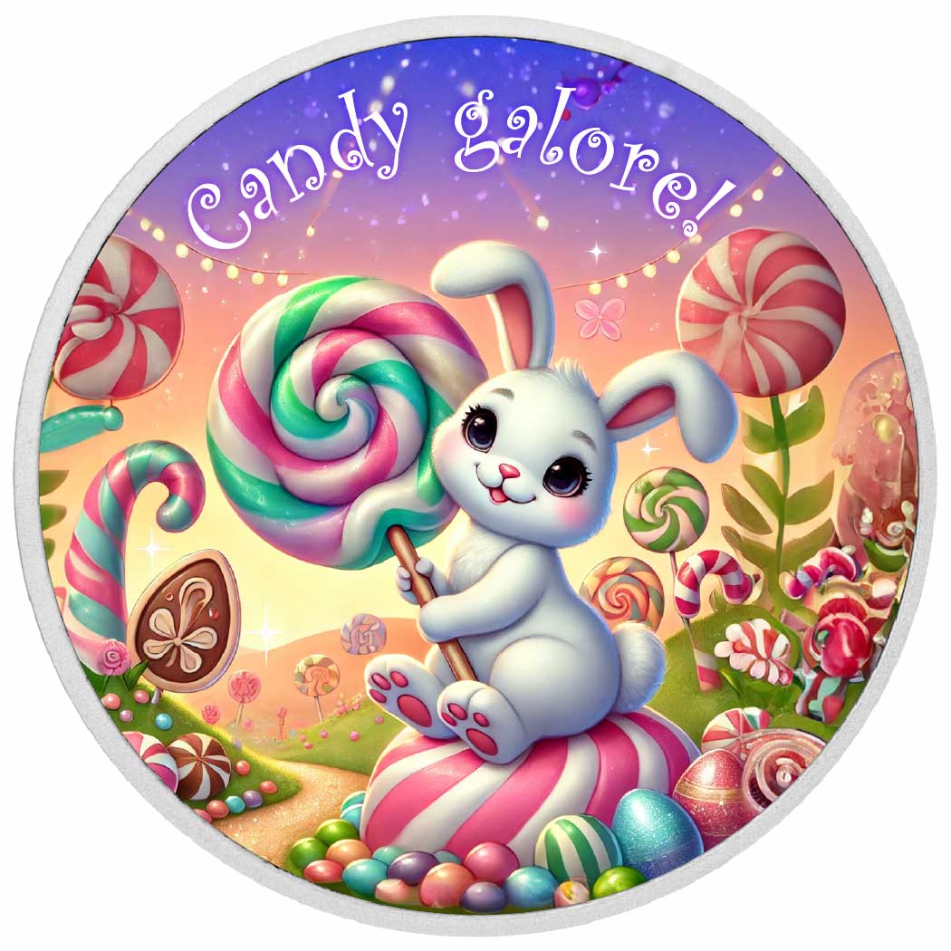 Candy Galore: Sweet Bunny Wonderland 1oz Silver Coin - Arverni Mint