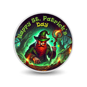 Lutin sorcier de la magie de la Saint-Patrick, pièce colorée de 1oz