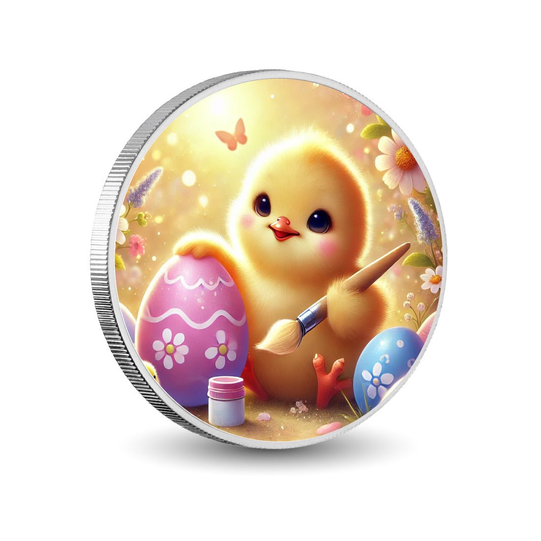 Chick's Easter Masterpiece Coloured Coin - Arverni Mint