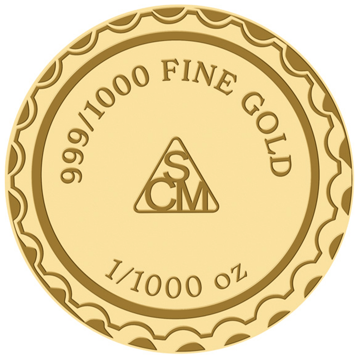 Coca-Cola Pop Art Bottle Cap999 Fine Gold 1/1000 oz Coin in Card - Arverni Mint