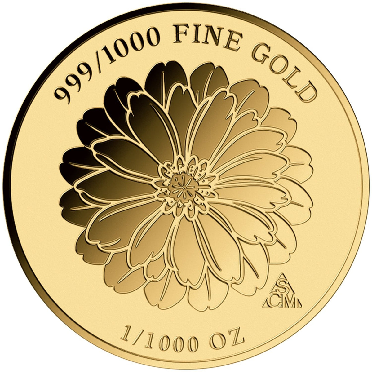Congratulation 999 Fine Gold 1/1000 oz Coin in Card - Arverni Mint