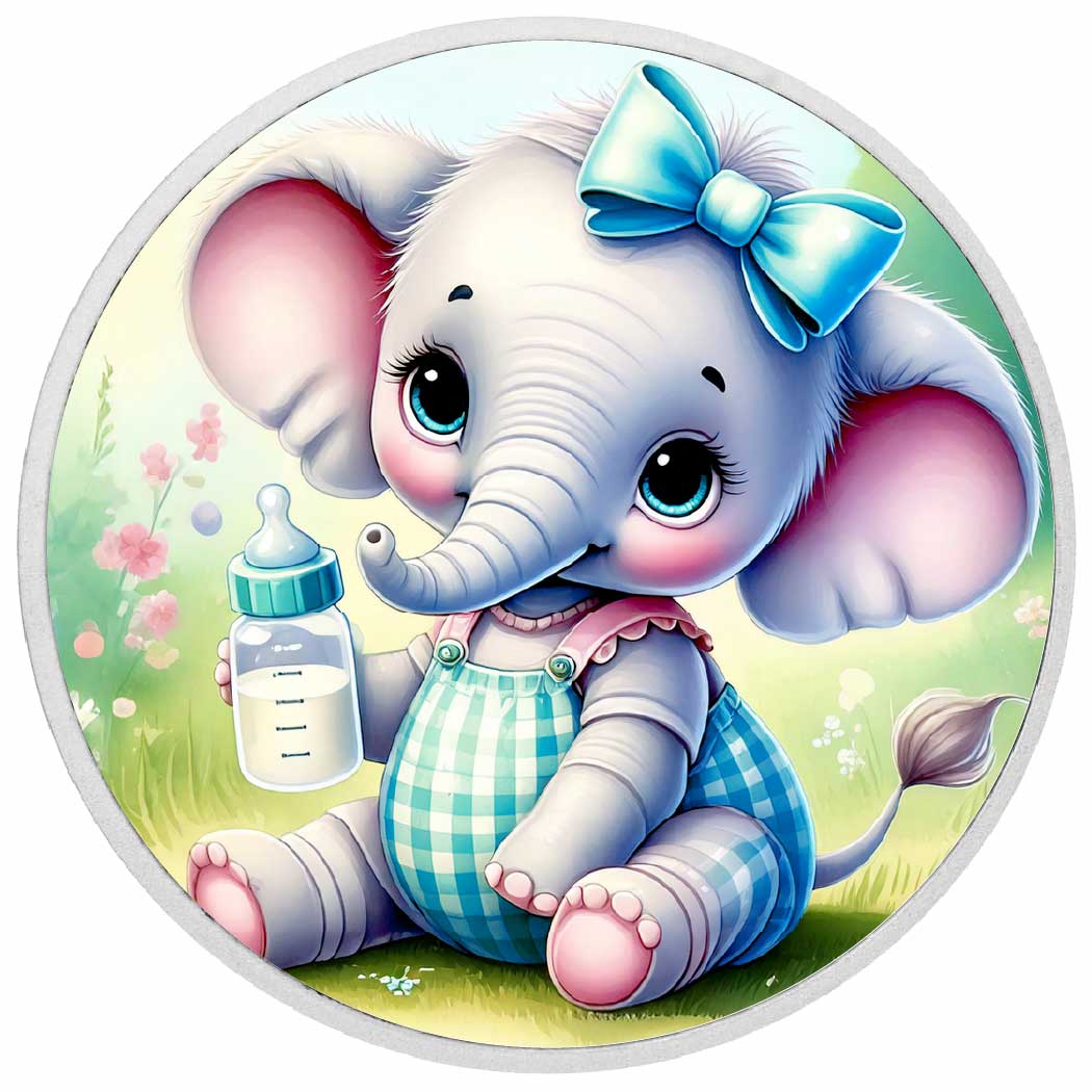 Cozy Bottle Time 1oz Silver Coloured Coin - Arverni Mint