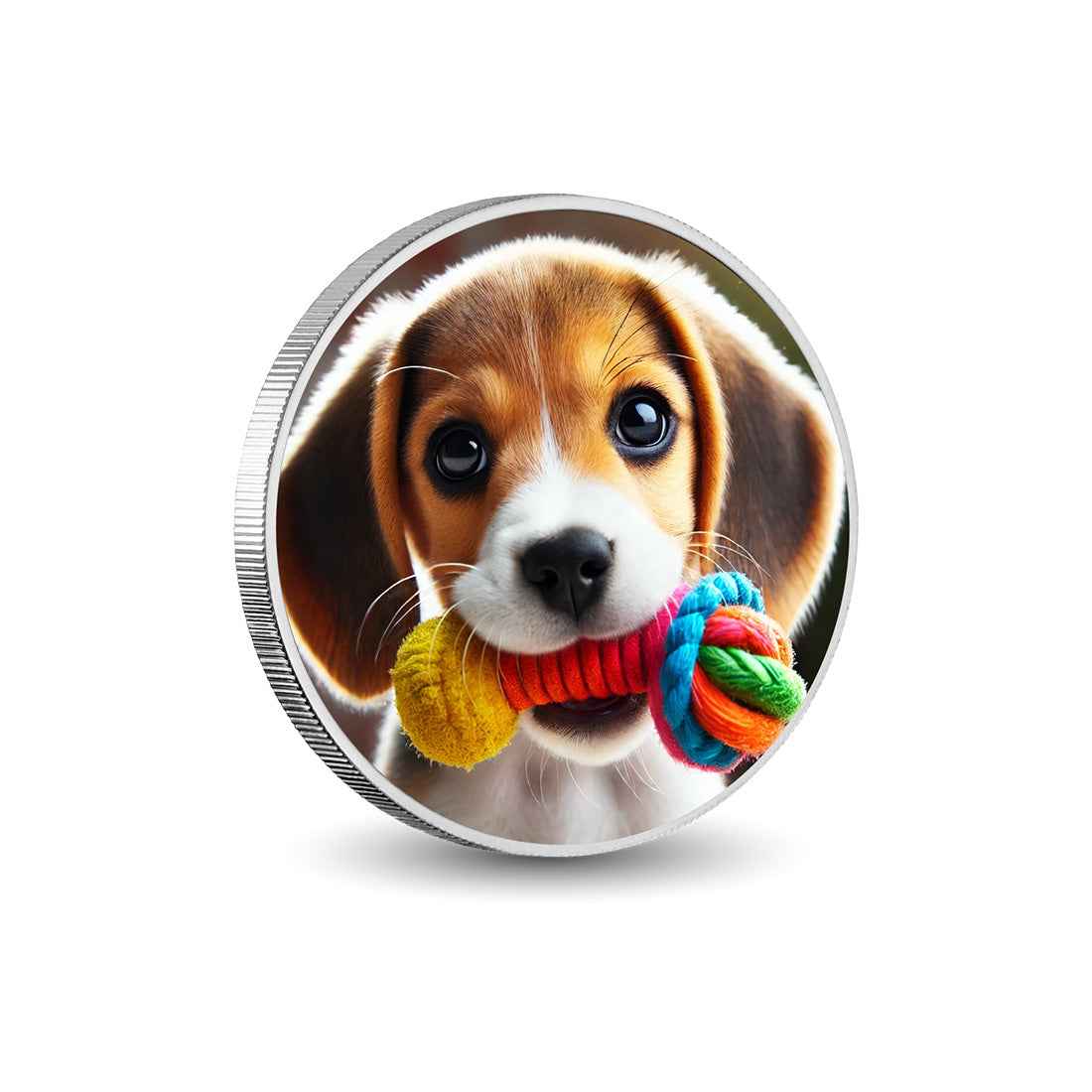 Tug-of-War Champion 1oz Silver Coloured Coin