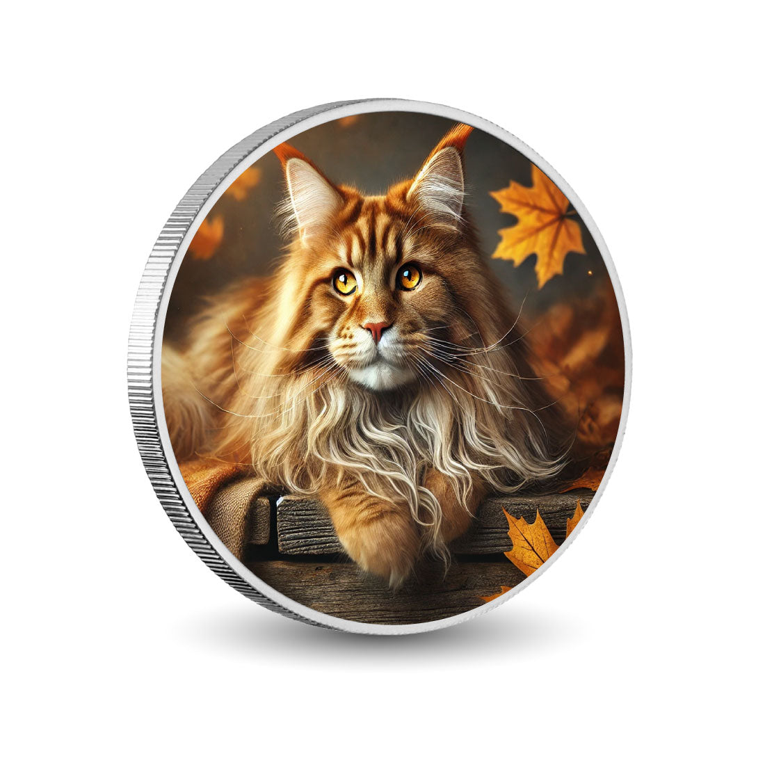 Majesté dorée : le roi de l’automne, pièce de 1 oz