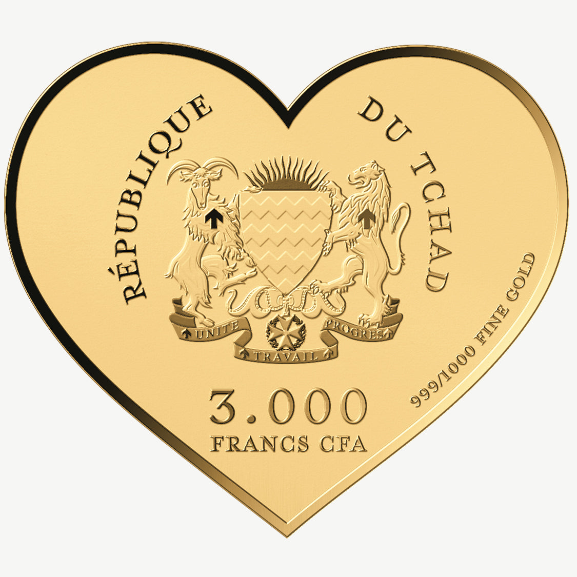 Ich liebe dich 999 Feingoldmünze, 1/1000 oz, in Schachtel
