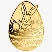Easter Egg 999 Fine Gold 1/1000 oz Coin in Box