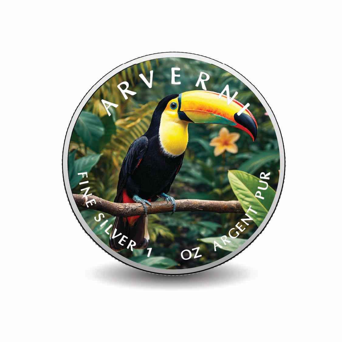 Tropical Royalty 2026 American Silver Eagle 1oz .999 Fine Silver BU Colorized Coin