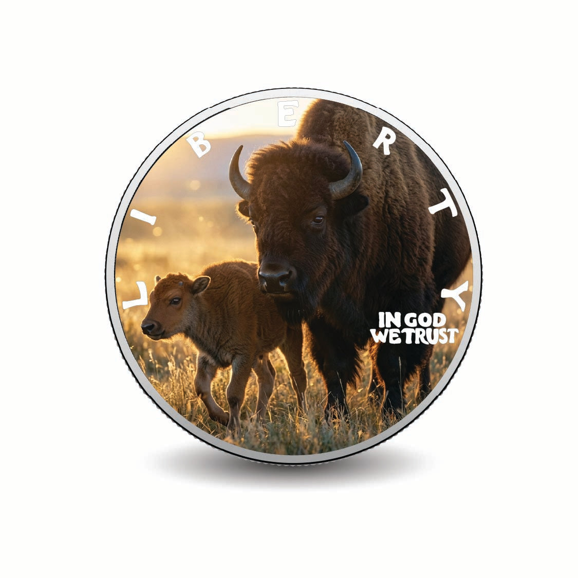 Morning Walk 2026 1oz 999 Silver BU Colourized