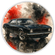 Midnight Muscle Fury in Watercolor 1oz Fine Silver Coloured Coin