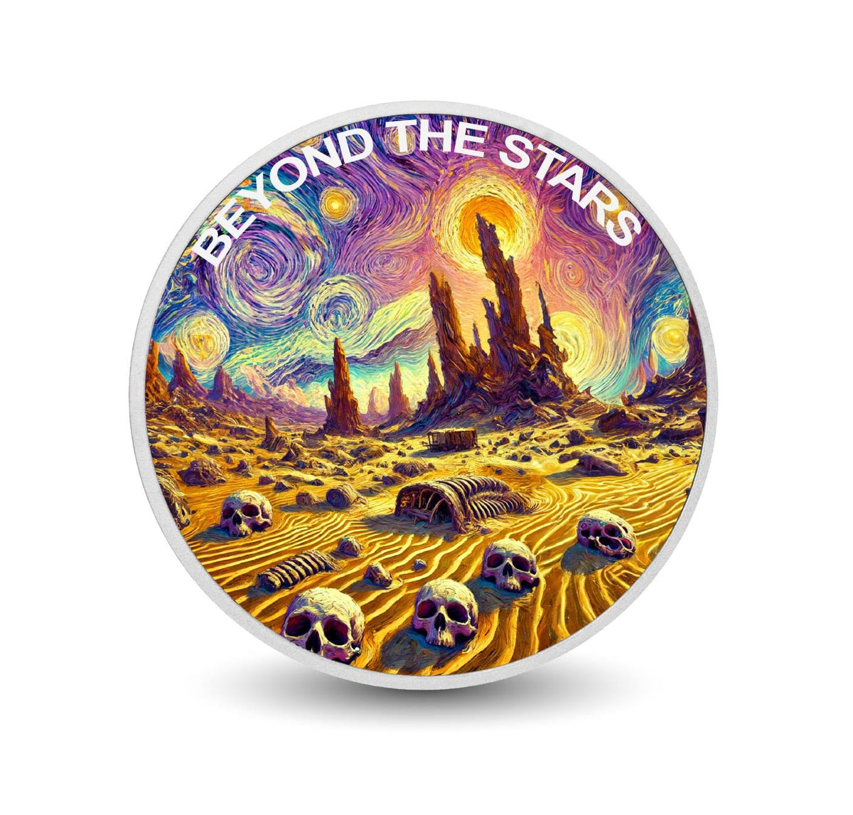 Echoes of a Forgotten World Beyond the Stars 1oz Silver Coin - Arverni Mint
