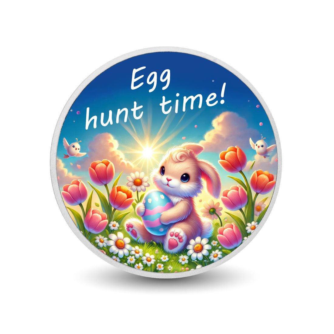 Egg Hunt Time: Sunny Spring Adventure 1oz Silver Coin - Arverni Mint