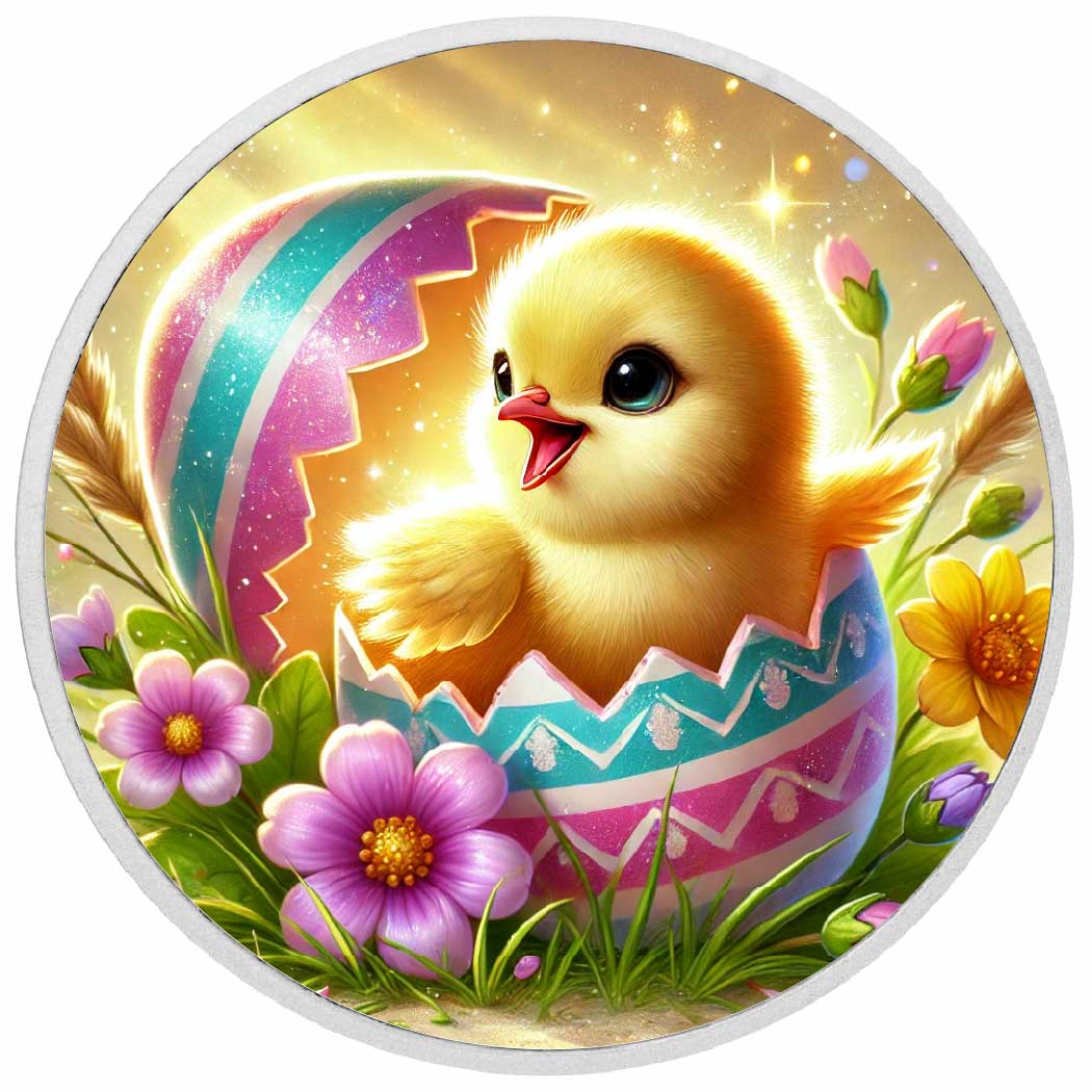 Eggstra Special Easter Joy Coloured Coin - Arverni Mint