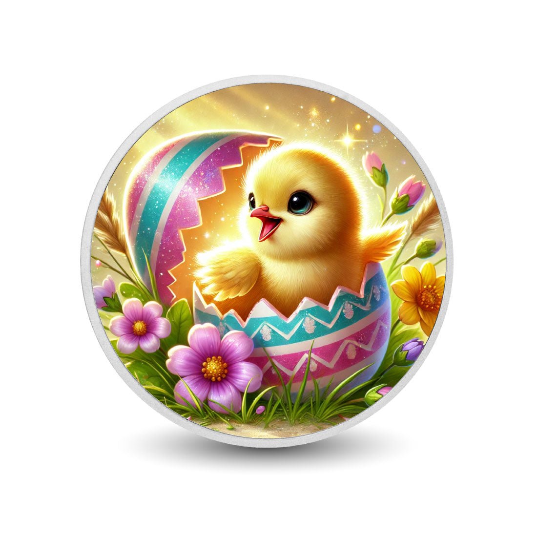 Eggstra Special Easter Joy Coloured Coin - Arverni Mint