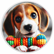 Playful Chewer 1oz Silver Coloured Coin - Arverni Mint