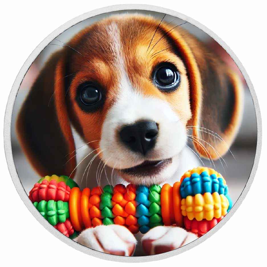 Playful Chewer 1oz Silver Coloured Coin - Arverni Mint