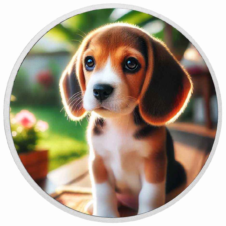 Curious Little Pup 1oz Silver Coloured Coin - Arverni Mint