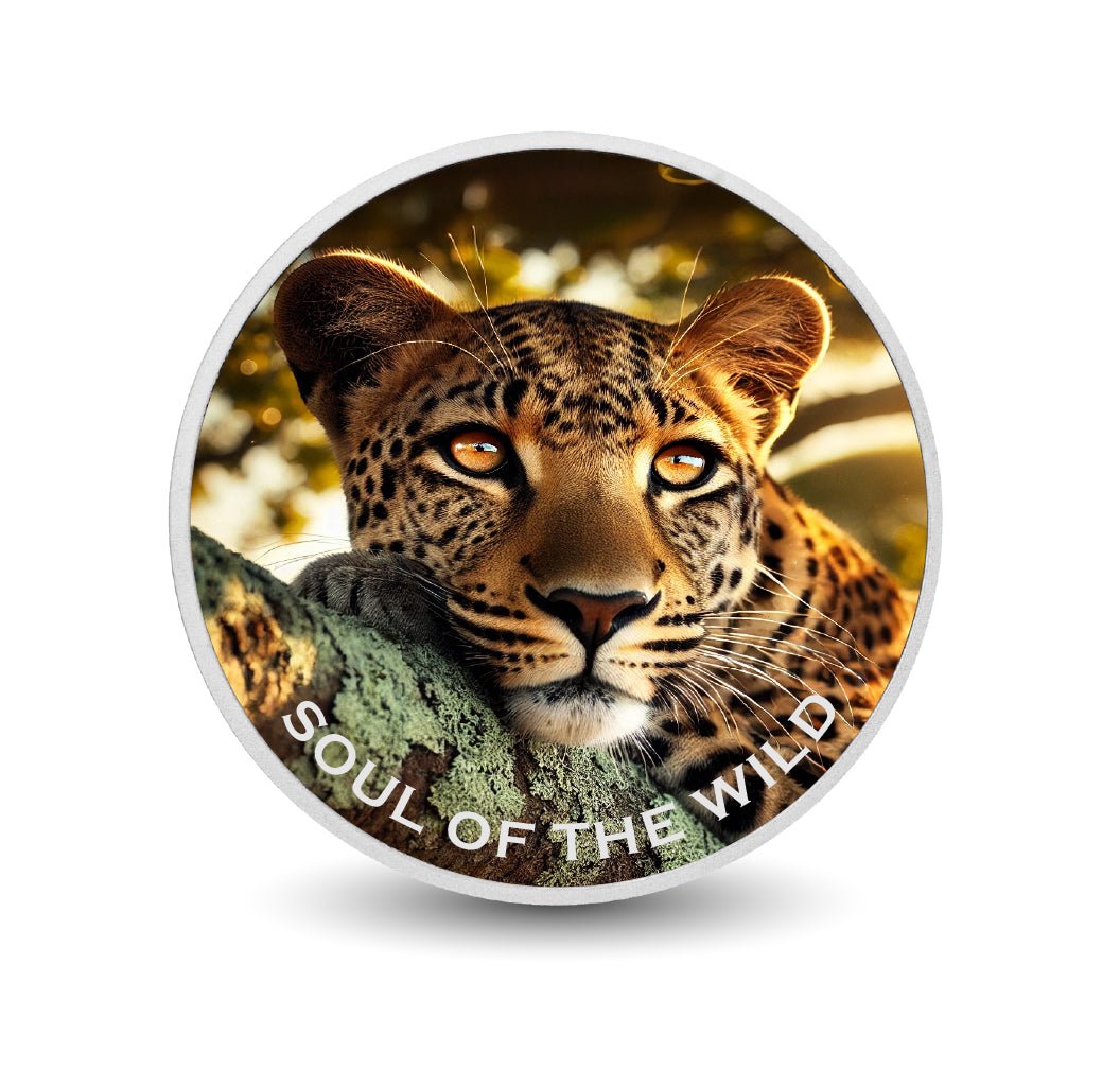 Golden Gaze: Soul of the Wild 1oz Coloured Silver - Arverni Mint