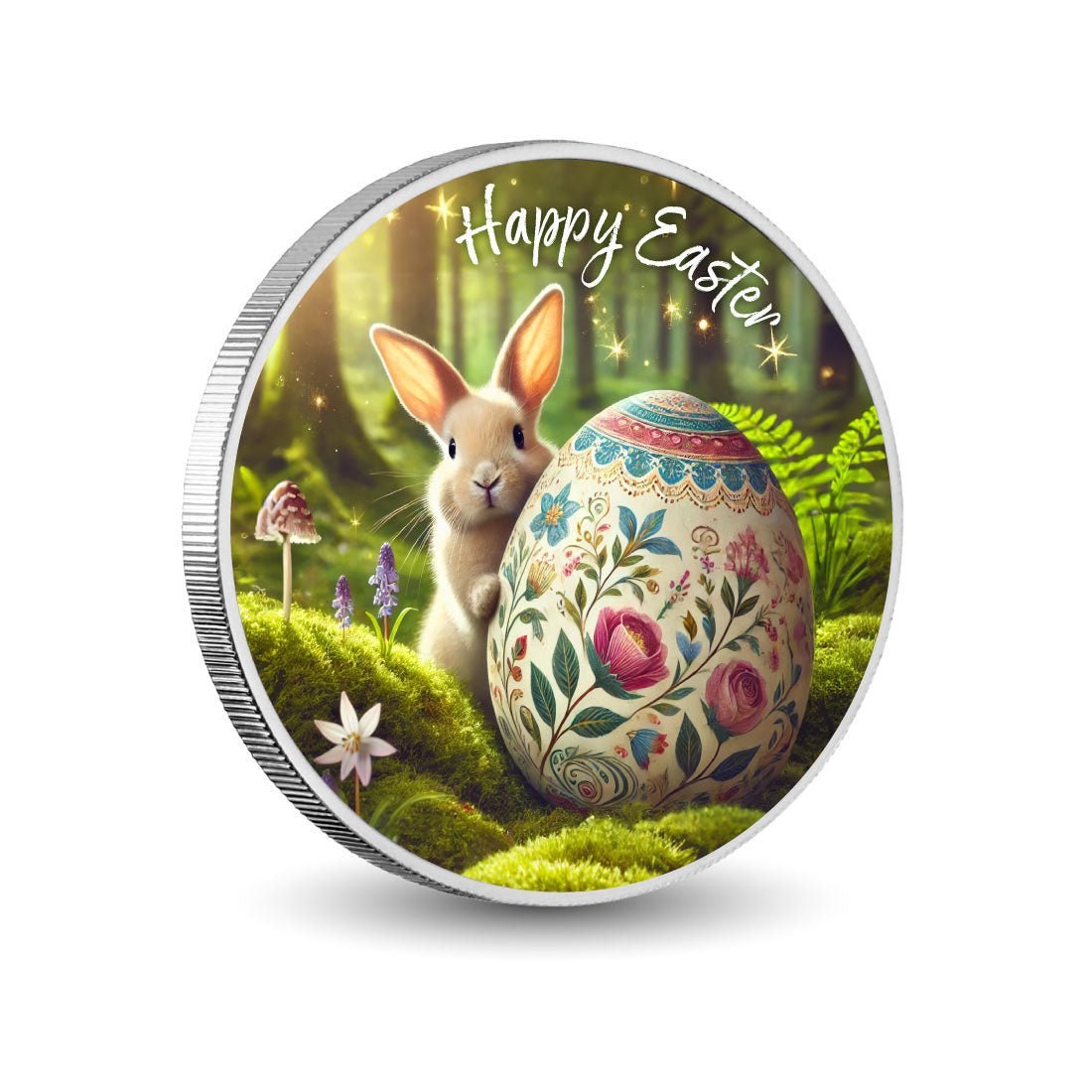 Happy Easter: Enchanted Forest Egg 1oz Silver Coin - Arverni Mint