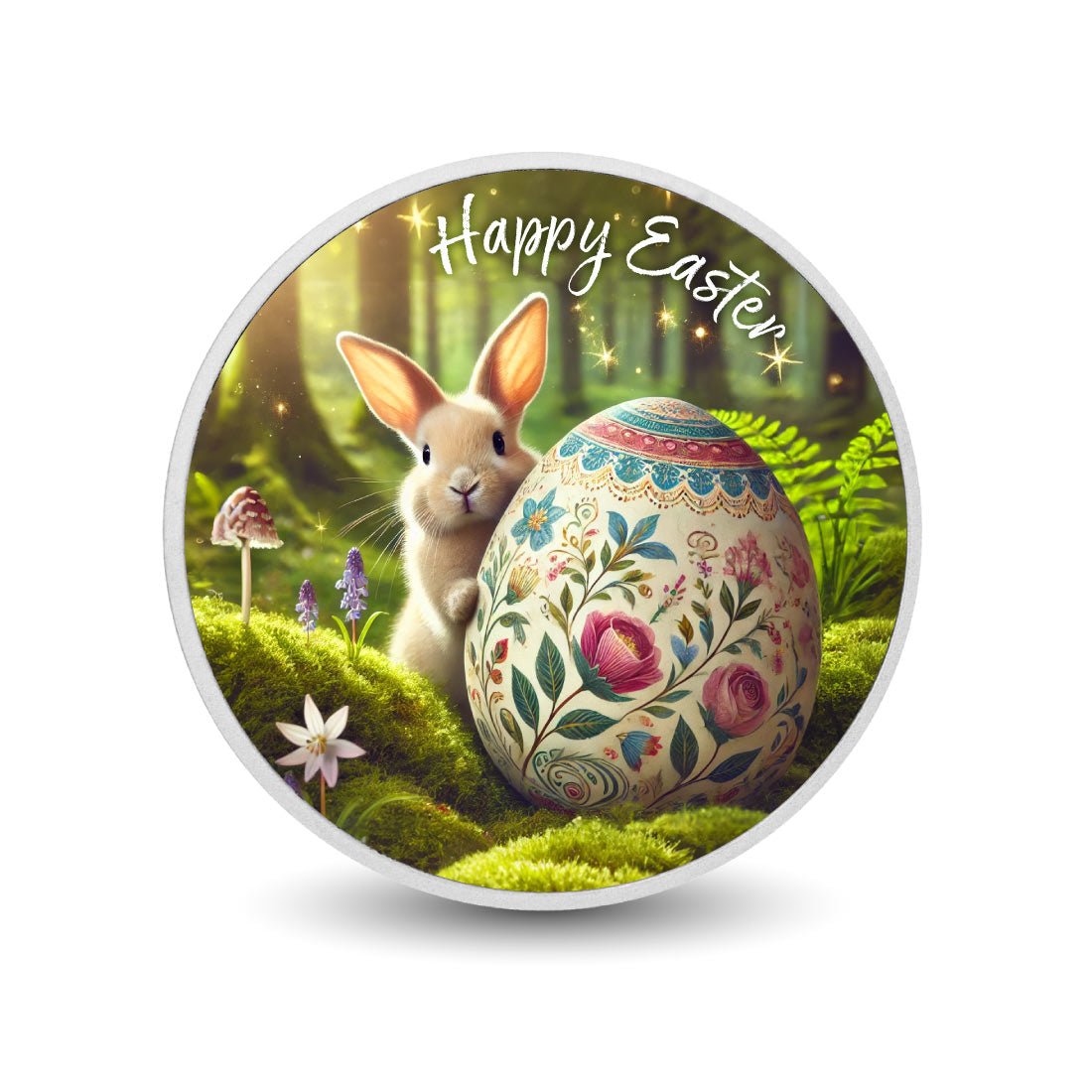 Happy Easter: Enchanted Forest Egg 1oz Silver Coin - Arverni Mint