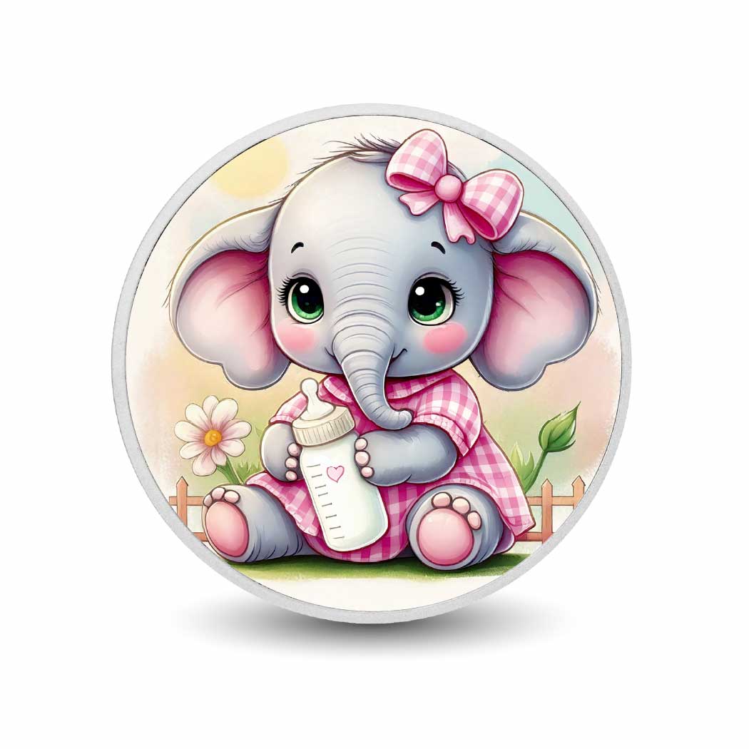 Little Ellie's Bottle Bliss 1oz Silver Coloured Coin - Arverni Mint