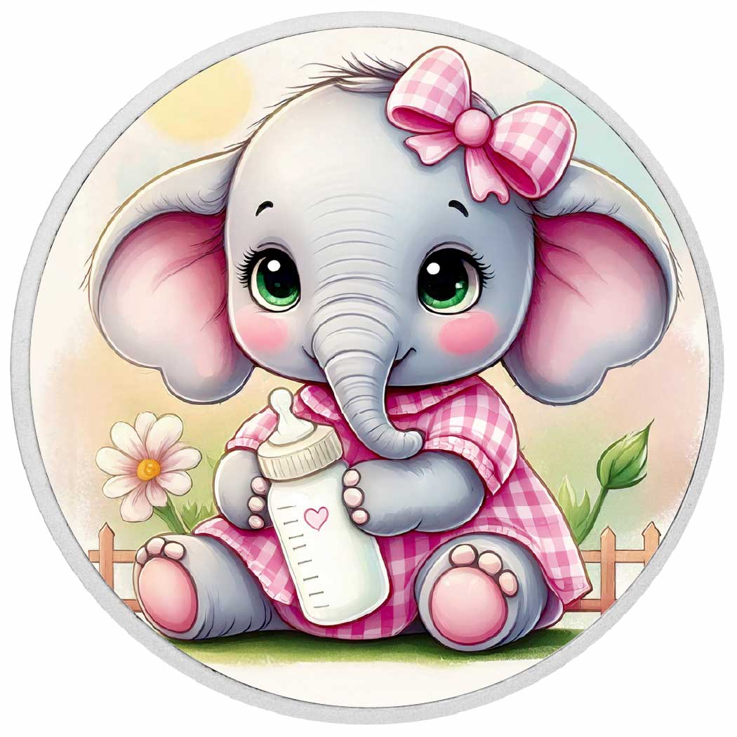 Little Ellie's Bottle Bliss 1oz Silver Coloured Coin - Arverni Mint