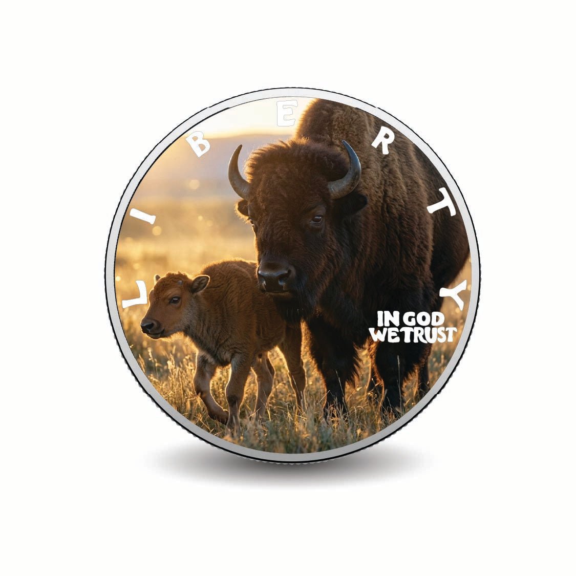 Morning Walk 2026 1oz 999 Silver BU Colourized - Arverni Mint