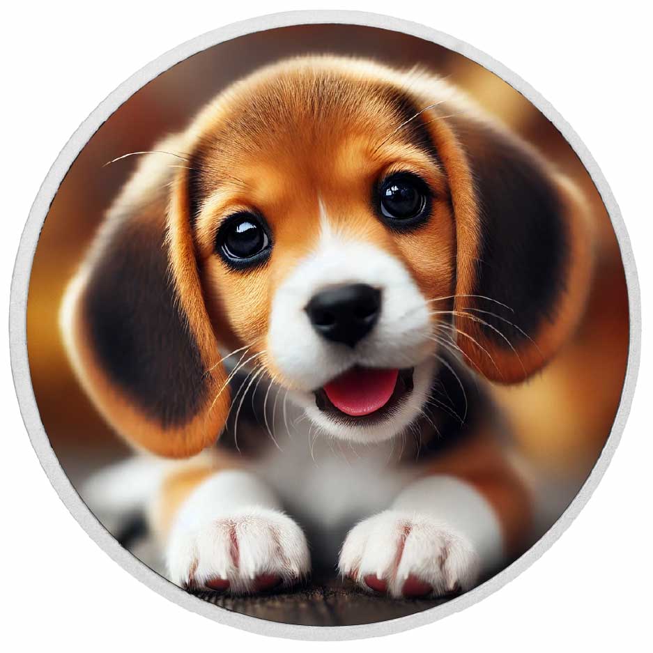Puppy Eyes of Joy 1oz Silver Colour Coin - Arverni Mint