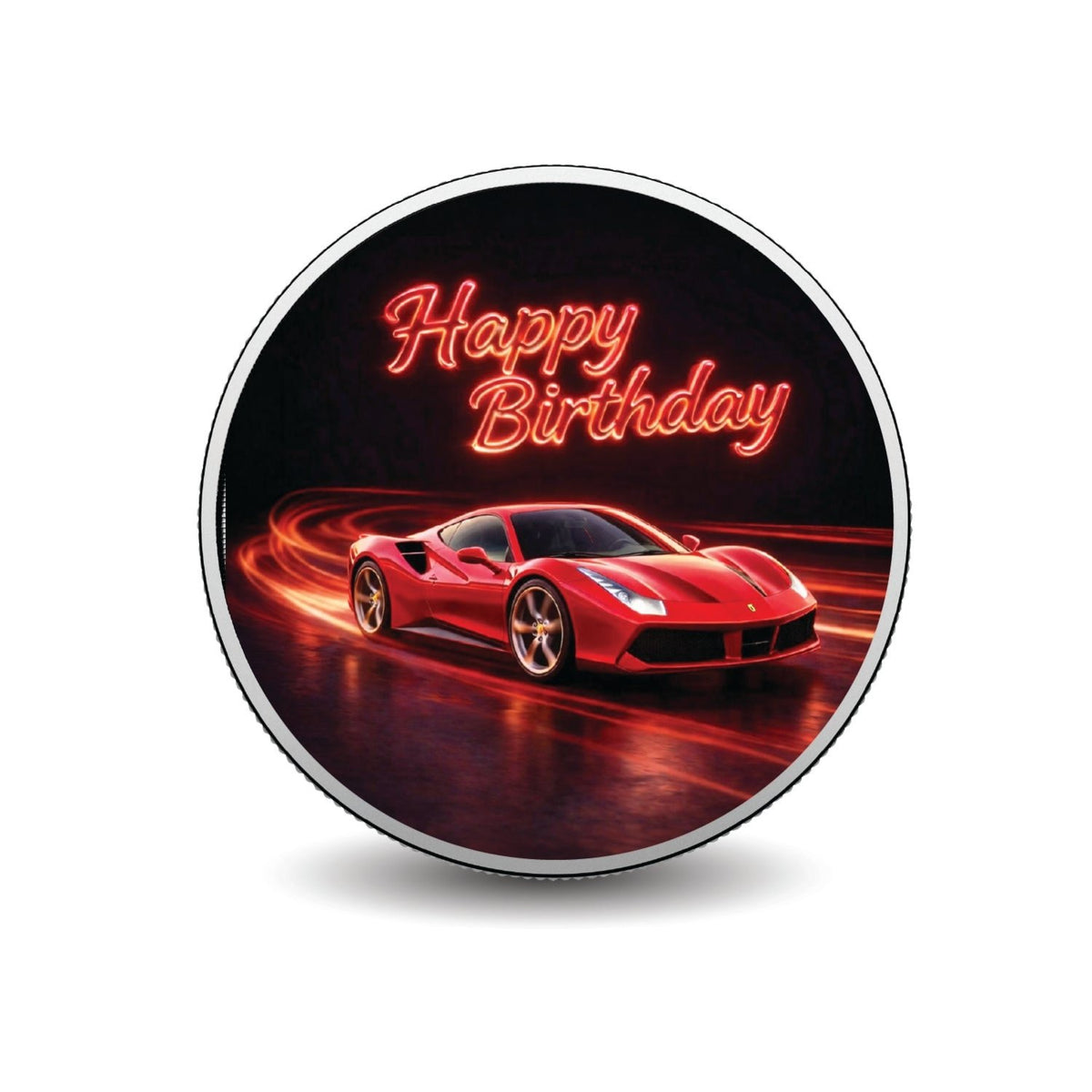 Redline Celebration 1oz Fine Silver Coloured Coin - Arverni Mint