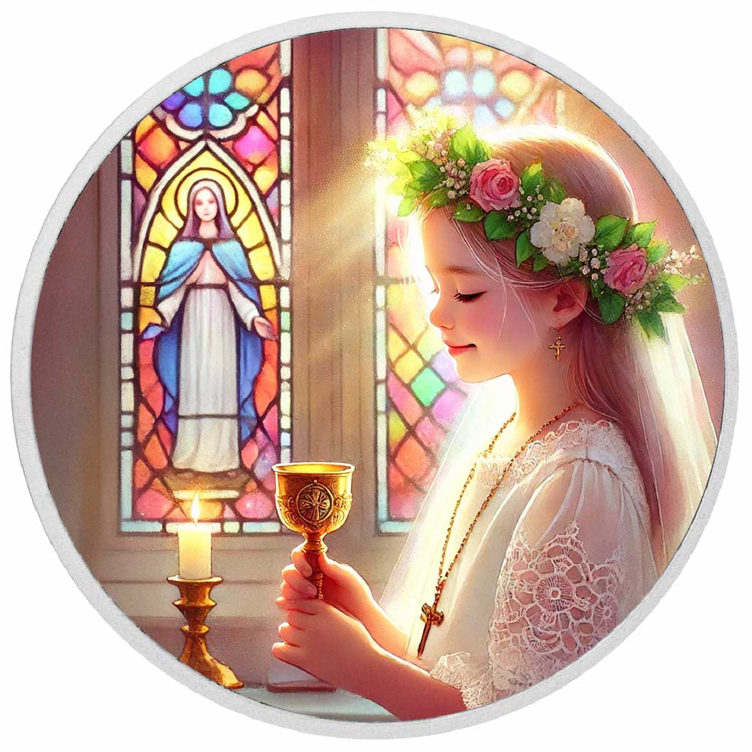 Sacred Moment 1oz Silver Coloured Coin - Arverni Mint
